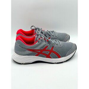 Asics Gel Contend 6 Womens Running Shoes Size 8 ray/Coral Athletic Sneakers